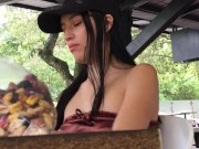 I have lunch with my family and my step cousin warms me up 5/16