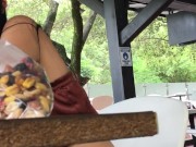 I have lunch with my family and my step cousin warms me up 9/16