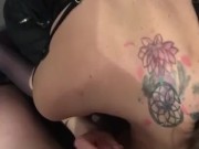 Cum on black pantyhose  2/16