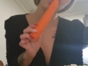 CREAMPIE FELLATION Jeune salope française cuisine pour son copain elle finit en dessert  3/16