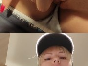 SHE CUMS IN PANTIES IN A SHOP 10/16