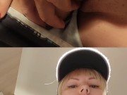 SHE CUMS IN PANTIES IN A SHOP 11/16