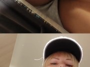 SHE CUMS IN PANTIES IN A SHOP 13/16