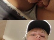 SHE CUMS IN PANTIES IN A SHOP 14/16