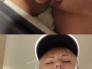 SHE CUMS IN PANTIES IN A SHOP 16/16