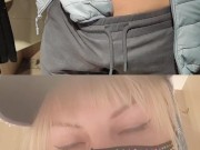 SHE CUMS IN PANTIES IN A SHOP 2/16