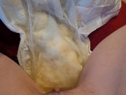 Making A Diaper Soggy With My Yellow Piss 14/16