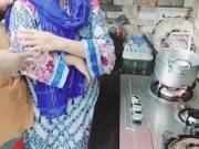 Desi Step-Aunty Fucked By Nephew in Kitchen Step-Aunty Scolding To Nephew Clear Dirty Hindi Talking 4/16