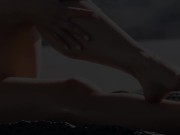 Blue Angel Gives Her Fuck Buddy The Best Footjob 1/16