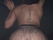 Freaky black ebony teen Twerk and cum on dick  4/16