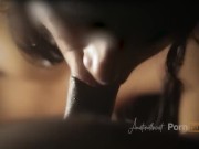 My girlfriend giving sloppy blowjob.. she get cum in her warm mouth 11/16