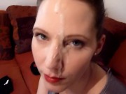 He made me his cumslut - Facialized without a warning! 12/16