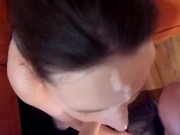 He made me his cumslut - Facialized without a warning! 9/16