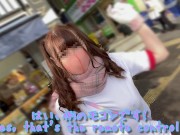 【Ｉカップ変態女子大生とうふ】ノーブラランニング中野の商店街を体操着ブルマで疾走したら衝撃の結末に・・・💖 5/16