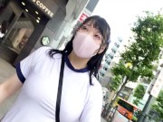 【Ｉカップ変態女子大生とうふ】ノーブラランニング渋谷で体操着ブルマでセンター街を疾走・後編💖 15/16