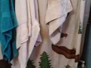 Smoking for you, in pantie hose before my shower 14/16