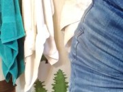 Smoking for you, in pantie hose before my shower 7/16