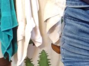 Smoking for you, in pantie hose before my shower 8/16