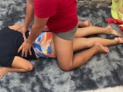 Hermanastro por el culo no me  / lo descubro masturbandose y me llena el culo de semen 7/16