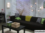 LICENSED TO BLOW - Victoria Lawson Double Blowjob With Busty Girlfriend 2/16