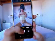 Sexy Roommate Fucks and Squirts to get Photo for her BF - Pussy Eating and Pounding till Creampie 4/16