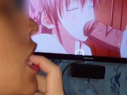 Fiz ela parar de assistir hentai e coloquei o pau na garganta dela 2/16
