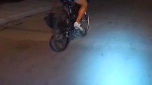 Riding my bike in my briefs