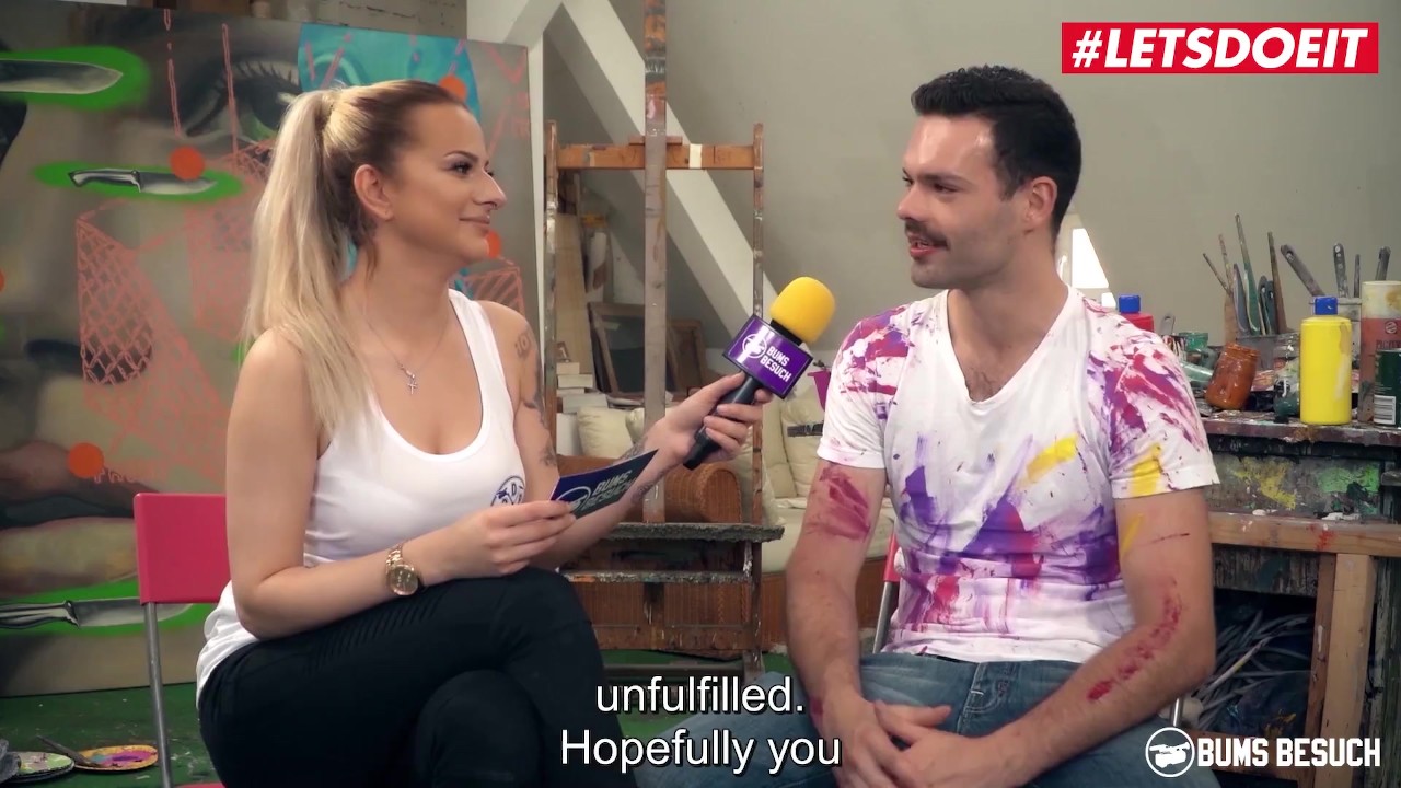 BUMSBESUCH - Thick Porn Star Wild Vicky Gets Painted And Fucked By Artist - LETSDOEIT - RedTube