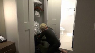 Hotel Movie Part 4 - Blonde Surfer searches the Room