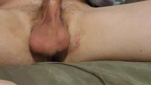 Stroking my big dick