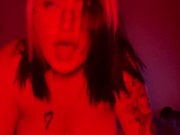 HOT CHUBBY WHITE SLUT FUCKES HER 9 INCH DILDO MISSIONARY  11/16