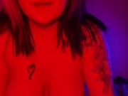 HOT CHUBBY WHITE SLUT FUCKES HER 9 INCH DILDO MISSIONARY  15/16