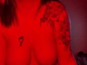 HOT CHUBBY WHITE SLUT FUCKES HER 9 INCH DILDO MISSIONARY  9/16