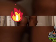 Big Booty Ebony Mature Milf Shower Sex 3/16