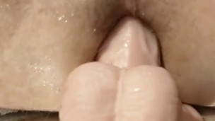 Anal dildo ride 