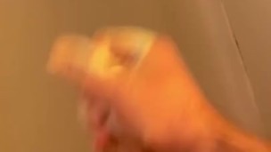 WARNING: I got a little too horny while washing my cock