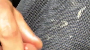 LOOK at all this pre-cum dripping from my cock