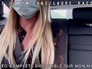 Uber challenge - Je demande au chauffeur Uber de venir me baiser à l’arrière de sa voiture !! 8/16