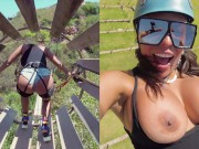 BANGBROS - Miles Long On Vacation With Curvy Cuban MILF Luna Star, Zip Lining And Having The Time Of Their Lives