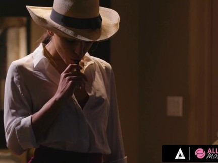 ALLGIRLMASSAGE Haley Reed Takes Good Care Of Detective Abella Danger's Pussy To Not Get In Trouble