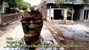 Fuck asian boy in the market
