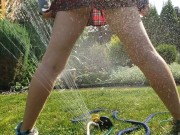 Nerdy Faery Shoe Piss and Soaked Sprinkler Fun 6/16