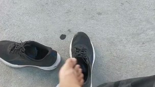 sweaty feet after workout
