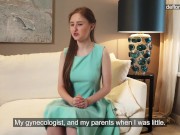 Anna Russian virgin first time showing hymen 5/16