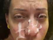 Sexy Slut Frecklemonade Can Take A Facial (Cumpilation) 13/16