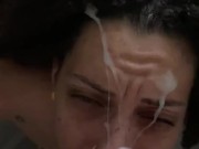 Sexy Slut Frecklemonade Can Take A Facial (Cumpilation) 14/16