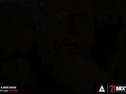 Lesbian Hotties Forgo Yoga Sesh For A Wild Threesome 6/16