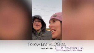 POV handjob boquete até o seu GRANDE gozada femdom orgasmo arruinado nos bastidores limpeza - Lelu Love