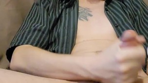 Jerk off with ball play