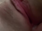Petite Brunette Gets Massive Creampie 14/16